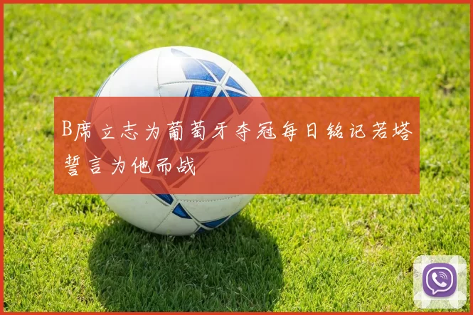B席立志为葡萄牙夺冠每日铭记若塔誓言为他而战